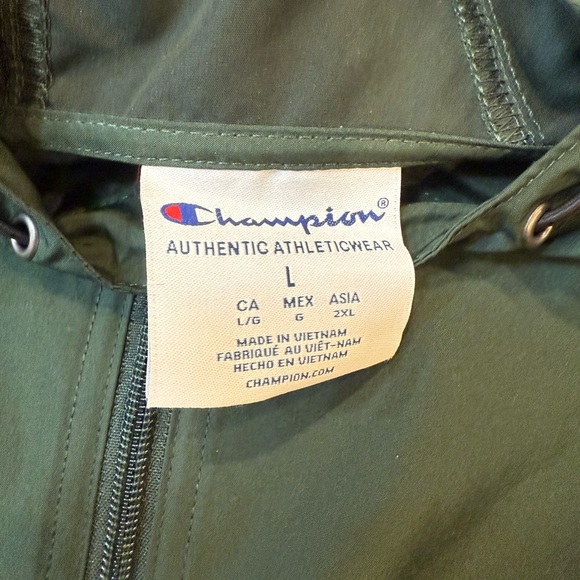 Stetson Dark Green Zip Up Windbreaker/Jacket with Hood - Picture 4 of 6